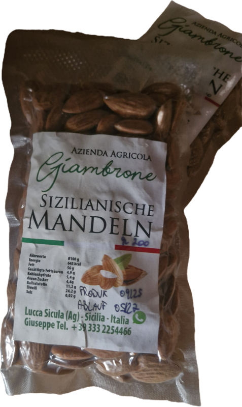 geschälte sizilianische Mandeln | Giambrone